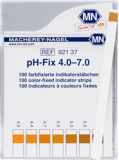 [92137] Tiras Indicadoras de pH Macherey-Nagel - 4.0-7.0