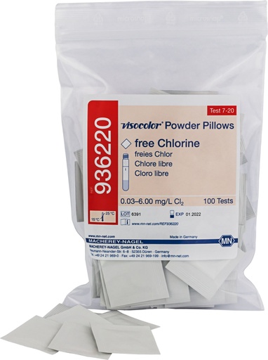 [936220] Polvo para Test Colorimétrico para Cloro Libre VISOCOLOR 