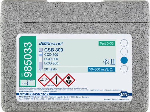 [985033] Test en Tubos para DQO Nanocolor - COD 300