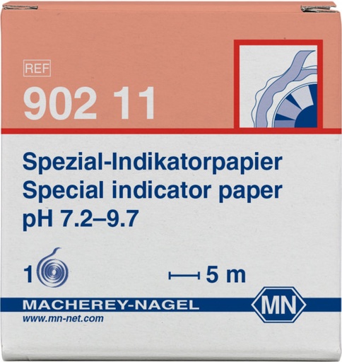 [90211] Papel PH Rango 7.2-9.7 Rollo Original Macherey-Nagel