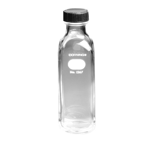 [1367-160] Botella para Diluir Leche con Tapa Fenólica Corning 