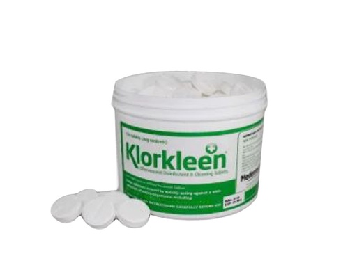[4-11-045] Tabletas 2 en 1 Cloro y Detergente Klorkleen