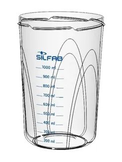 [MARFP1 SF-SFB] Frasco de Plástico de 1L para Aspiradores SILFAB 